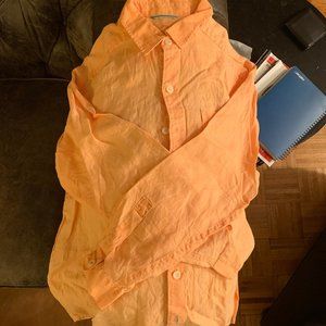 Tommy Bahama Linen Shirt -- Breezy Summer Vibe!!